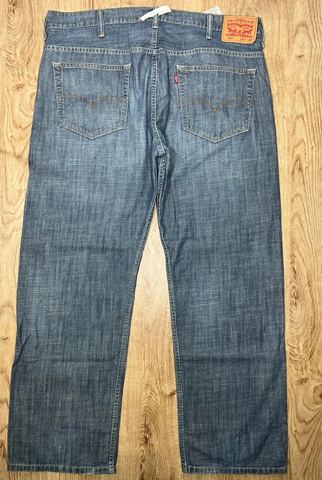 Jean Levi's 569 Loose Straight W38 L32 Vintage Bleu Délavé lvh 192 – photo 6